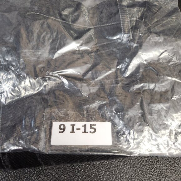 AGOLDE Straight Leg Jeans Women’s 29 Distress Black Button Fly Mid Rise Denim - Picture 15 of 15